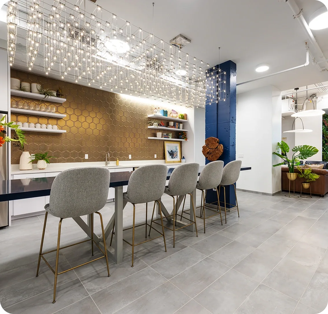 Common area of a workspace